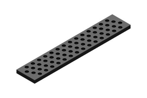 GIMATIC VACUUM SPARE EPDM FOAM, 4.72X23.62 IN., THICKNESS 0.79 IN., MEDIUM PITCH