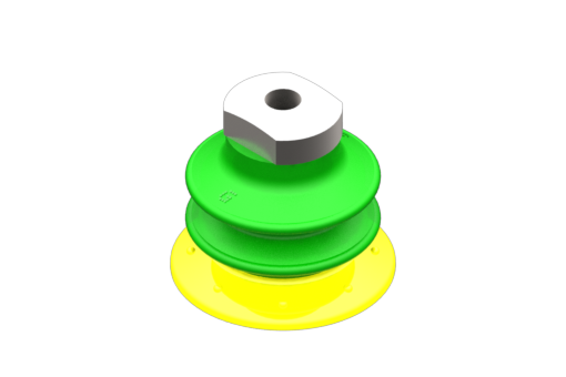 GIMATIC VACUUM CUP VG.GX52P SUCTION CUP, POLYURETHANE, 30/60 SHORE, W/ INT FILTER, 1/8? NPSF F
