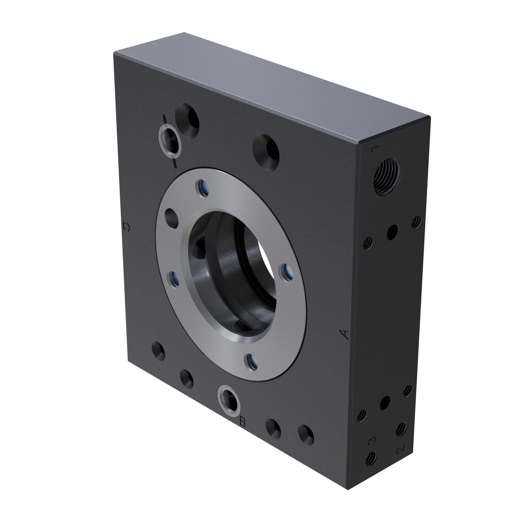 GIMATIC PNEUMATIC TOOL CHANGER, 35 KG PAYLOAD, J INTERFACE, PNEUMATIC PASSTHROUGHS 2X G1/8" AND 4X M5, TOOL SIDE