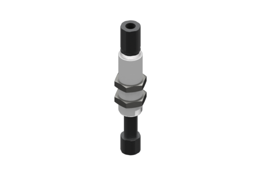 GIMATIC VACUUM NON-ROTATIVE SUSPENSION W/ M20X1.5 THREADED BODY, STROKE 25MM, G1/8", W/ 2 NUTS