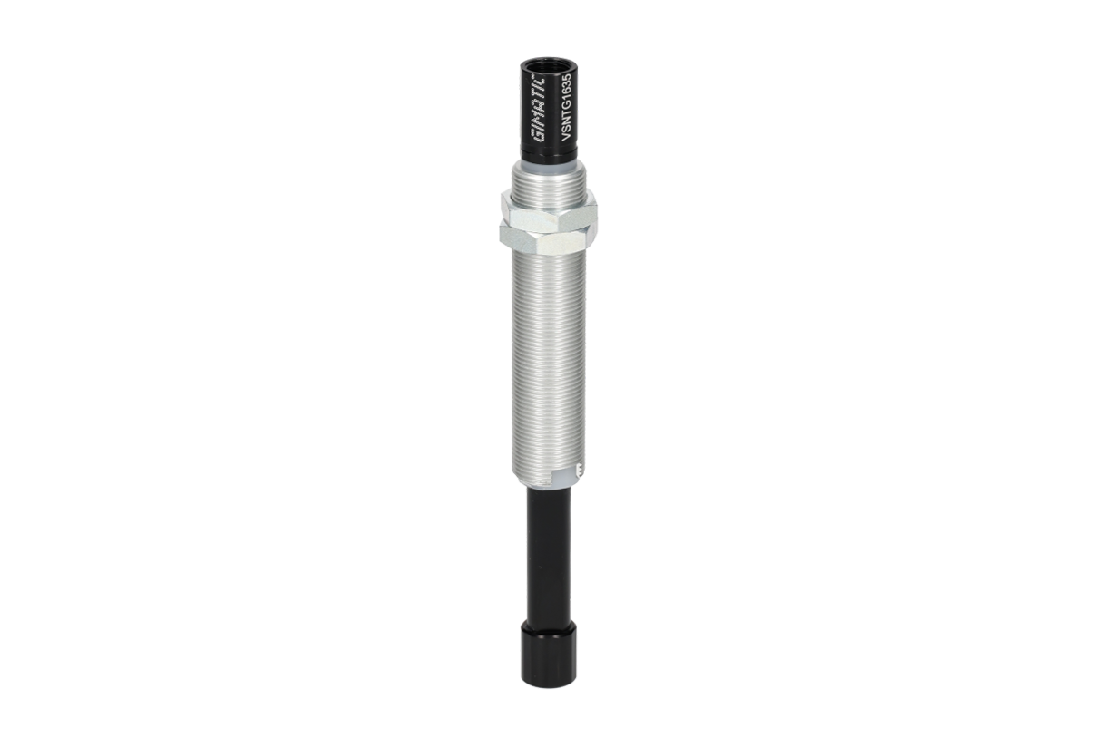 GIMATIC VACUUM NON-ROTATIVE SUSPENSION W/ M16X1 THREADED BODY, STROKE 35MM, G1/8", W/ 2 NUTS
