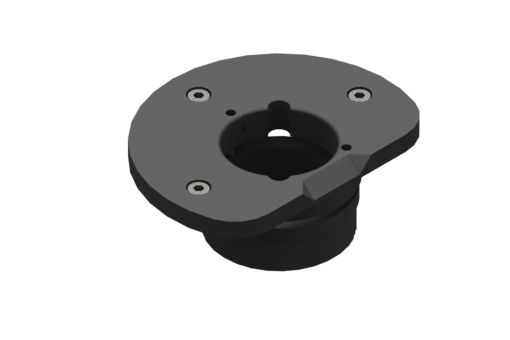 GIMATIC TOOL CHANGER ADAPTER FOR EQC100-A FOR RMAQC/RRAQC ELECTRICAL CONNECTION MODULES