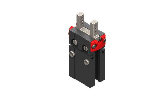 GIMATIC PNEUMATIC GRIPPER - PARALLEL, SELF-CENTERING, 2/8 BAR, M3/M5, W/ SLEEVES, 520N CLOSING, 580N OPENING, 3MM JAW STROKE