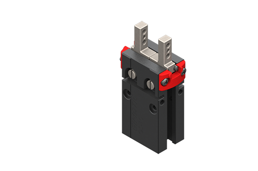 GIMATIC PNEUMATIC GRIPPER - PARALLEL, SELF-CENTERING, NORMALLY CLOSED, 4/8 BAR, M3/M5, W/ SLEEVES, 510N CLOSING, 250N OPENING, 2MM JAW STROKE