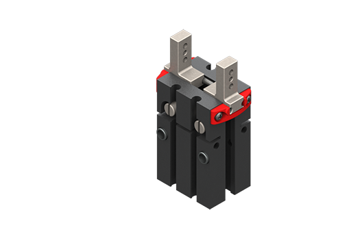 GIMATIC PNEUMATIC GRIPPER - PARALLEL, SELF-CENTERING, NORMALLY CLOSED, 4/8 BAR, M5/G1/8", W/ SLEEVES, 6794N CLOSING, 3708N OPENING, 14MM JAW STROKE