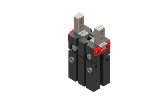 GIMATIC PNEUMATIC GRIPPER - PARALLEL, SELF-CENTERING, NORMALLY CLOSED, 4/8 BAR, M3/M5, W/ SLEEVES, 736N CLOSING, 364N OPENING, 3MM JAW STROKE