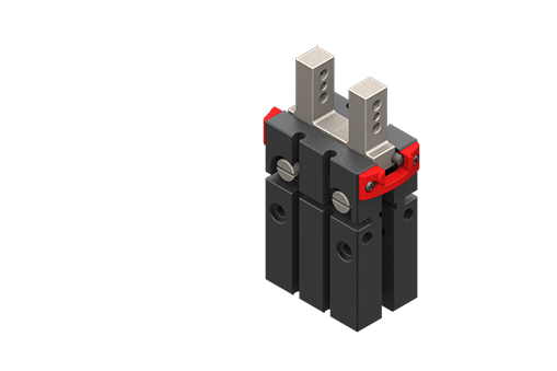 GIMATIC PNEUMATIC GRIPPER - PARALLEL, SELF-CENTERING, NORMALLY OPEN, 4/8 BAR, M2/M3, W/ SLEEVES, 72N CLOSING, 208N OPENING, 2.50MM JAW STROKE