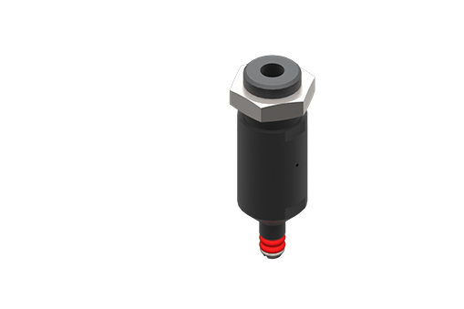 GIMATIC GRIPPER EXPANSION MICRO GRIPPER, SILICONE, SIZE 4MM, M5, THREADED SHANK M10X1, 4.5/8 BAR, W/ NUT
