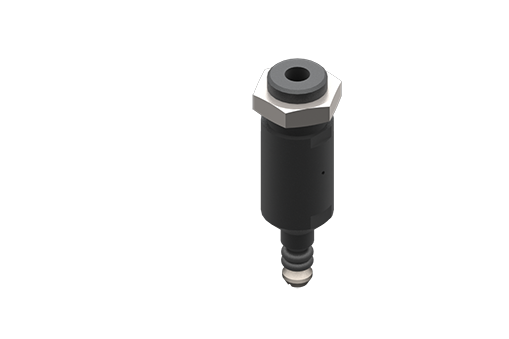 GIMATIC GRIPPER EXPANSION MICRO GRIPPER, NBR, SIZE 5MM, M5, THREADED SHANK M10X1, 4.5/8 BAR, W/ NUT