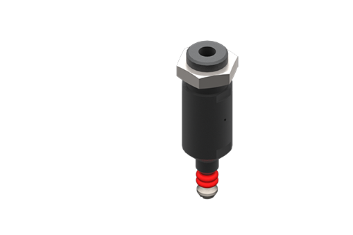 GIMATIC GRIPPER EXPANSION MICRO GRIPPER, SILICONE, SIZE 5MM, M5, SHANK M10X1, W/ NUT