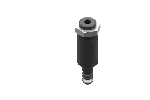 GIMATIC GRIPPER EXPANSION MICRO GRIPPER, NBR, SIZE 6MM, M5, THREADED SHANK M10X1, 4.5/8 BAR, W/ NUT