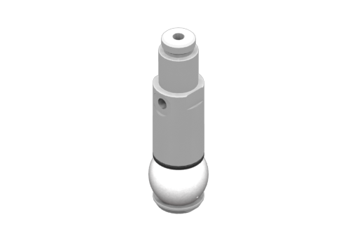 GIMATIC GRIPPER SILICONE EXPANSION GRIPPER, SIZE 20MM, W/ M5 SIDE FEEDING &amp; M5 THROUGH HOLE, 4.5/8 BAR