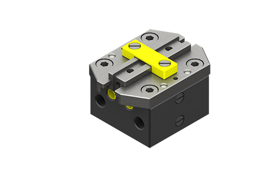 GIMATIC PNEUMATIC GRIPPER - PARALLEL, SELF-CENTERING, 2/8 BAR, M5, 230N CLOSING, 230N OPENING, 10MM JAW STROKE
