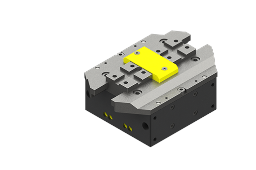 GIMATIC PNEUMATIC GRIPPER - PARALLEL, SELF-CENTERING, 2/8 BAR, M5, 90N CLOSING, 90N OPENING, 6MM JAW STROKE