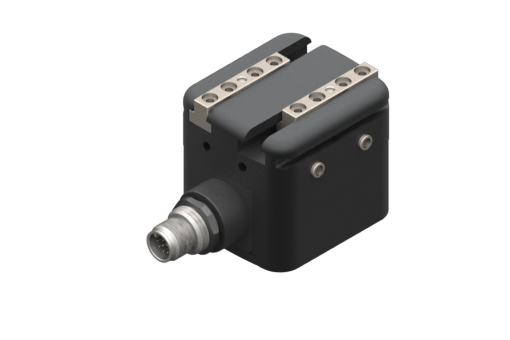 GIMATIC GRIPPER SELF-CENTRING PARALLEL ELECTRIC GRIPPER, 24VDC, 5W, M12 12-PIN, DIRECT CONTROL OF BRUSHLESS MOTOR WITH HALL SENSORS AND ABZ ENCODER,PEAK 1A,TOTALE STROKE 30MM,IP40,WITH CENTERING SLEEVES,NO DRIVE