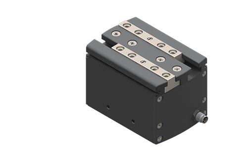 GIMATIC ELECTRIC, SELF-CENTERING PARALLEL GRIPPER, 24VDC, 23W, PNP, M8 3-PIN, 3.8A, SERVO DC MOTOR CONTROL, 0.70HZ AT 30 DEG C, IP54, W/ BUSH