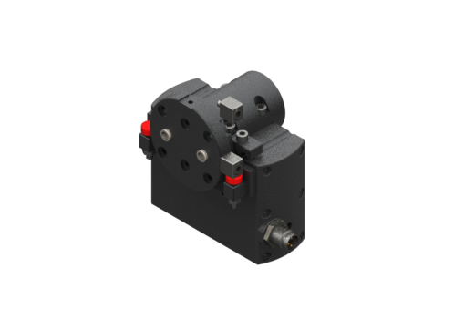 GIMATIC ROTARY UNIT ELECTRIC ROTARY ACTUATOR, 180 DEG/90 DEG, 24VDC, 6W, PNP, M8 3-PIN, 0.9A, SERVO DC MOTOR CONTROL, 0.60HZ IP54, W/ BUSH