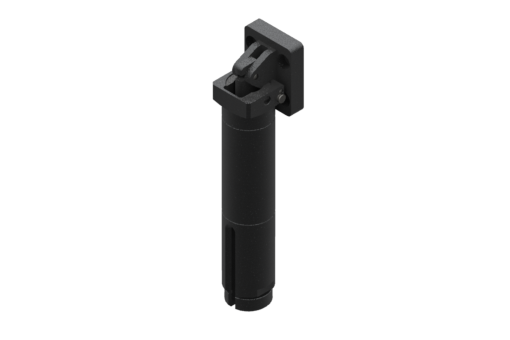 GIMATIC ROTARY UNIT DOUBLE-ACTING PNEUMATIC TILT UNIT-SMALL EOATS, DIA. 30MM, 2/8 BAR, M5, SENSOR SLOTS
