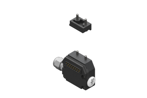 GIMATIC CABLE 15-PIN F QUICK CON W/O CABLE, FOR REMOTE SUPPLY ON SIDE “B, CABLE CONNECTION W/ CON, SIDE CABLE EXIT, MAX VOLTAGE 250 VAC, MAX 0.5A
