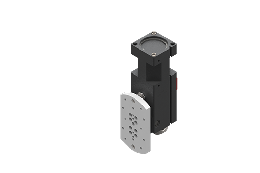 GIMATIC ROTARY UNIT PNEUMATIC TILT UNIT-EOAT, 90-DEG ROTATION, ADJUSTABLE STROKE END STOPPER, SAFETY LOCK, OPTIONAL MAGNETIC SENSOR, 2/8 BAR, G1/8"