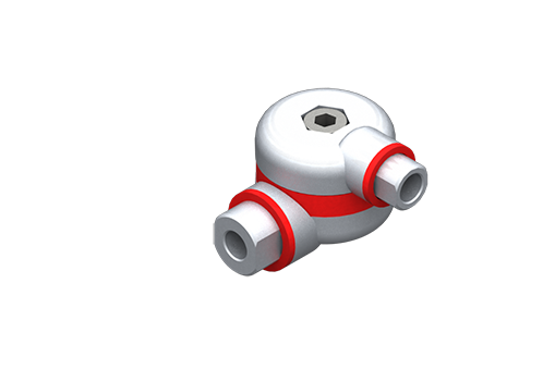 GIMATIC VACUUM ELBOW ARM, MALE G1/8" - G1/4