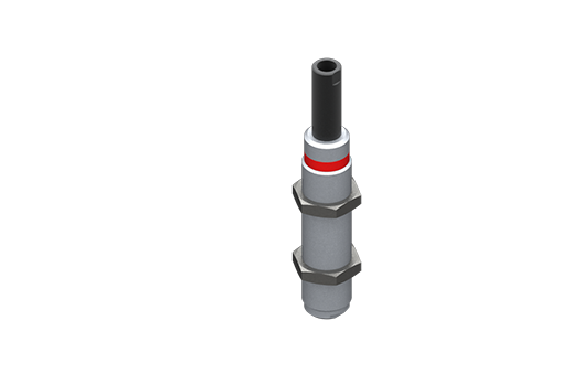 GIMATIC VACUUM NON-ROTATIVE TELESCOPIC SUSPENSION AND M22X1.5 THREADED BODY, STROKE 30MM, G1/8" THREAD, 2 NUTS, FOR VACUUM