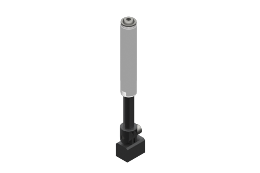 GIMATIC VACUUM NON-ROTATIVE SUSPENSION W/ ANGULAR COUPLING AND SMOOTH BODY, DIA. 14MM, STROKE 35MM, G1/8"