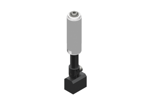 GIMATIC VACUUM NON-ROTATIVE SUSPENSION W/ ANGULAR COUPLING AND SMOOTH BODY, DIA. 20MM, STROKE 25MM, G1/4