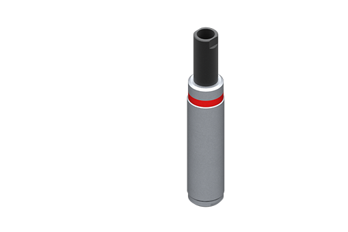 GIMATIC VACUUM NON-ROTATIVE TELESCOPIC SUSPENSION W/ SMOOTH BODY, DIA. 24MM, STROKE 30MM, G1/4, FOR VACUUM