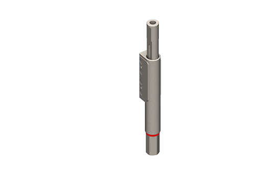 GIMATIC VACUUM HEAVY-DUTY STAINLESS STEEL NON-ROTATIVE SUSPENSION, BODY DIA. 10MM, STROKE 25MM, M5 THREAD