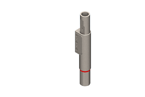 GIMATIC VACUUM HEAVY-DUTY STAINLESS STEEL NON-ROTATIVE SUSPENSION, BODY DIA. 14MM, STROKE 20MM, THREAD G1/8"