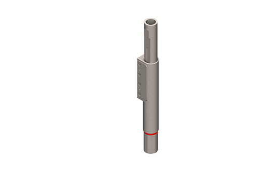GIMATIC VACUUM HEAVY-DUTY STAINLESS STEEL NON-ROTATIVE SUSPENSION, BODY DIA. 14MM, STROKE 35MM, THREAD G1/8"