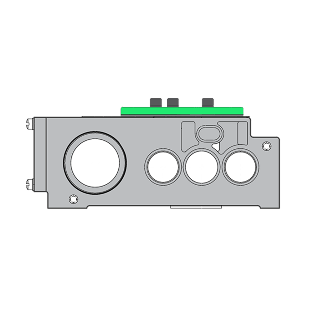 BLANK PLATE ON A MAN BLOCK - AUTO 125 SERIES TPS