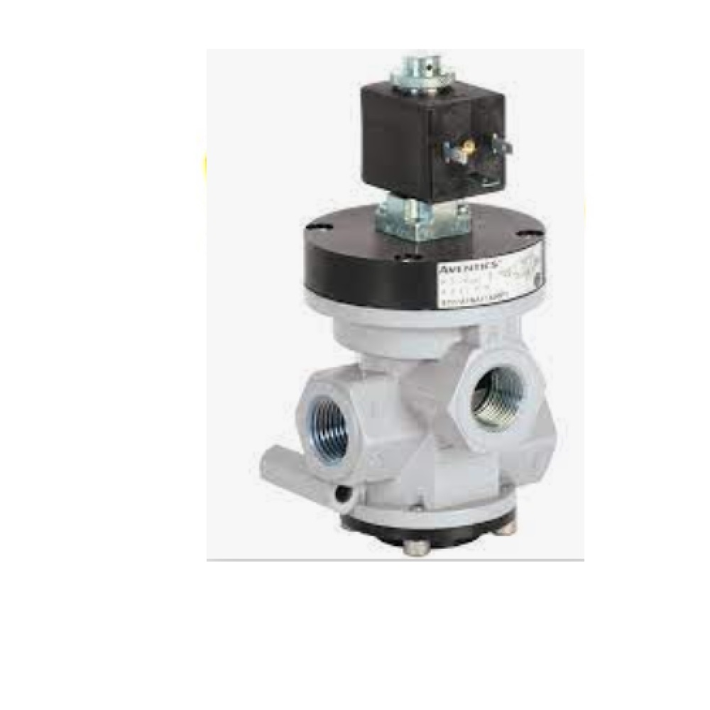 NUMATICS/AVENTICS SOLENOID POPPET VALVE 227 SERIES 2/2 NC 1/2" NPT 120VAC, EXT PILOT, DIN PLUG