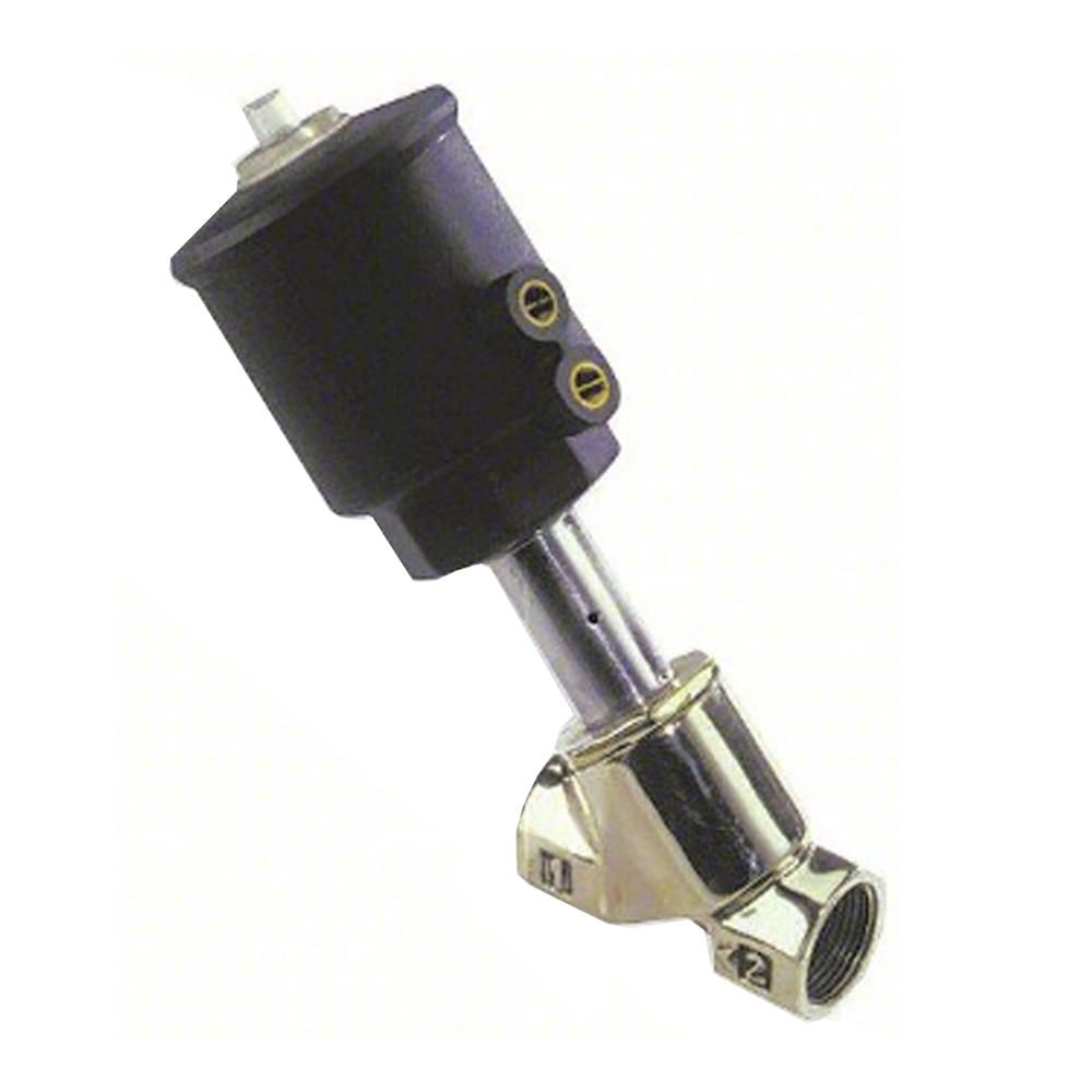 ASCO BRONZE ANGLE VALVE 8290 SERIES ANGLED PISTON VALVE, BRONZE BODY, 1 1/2" NPT, 45CV