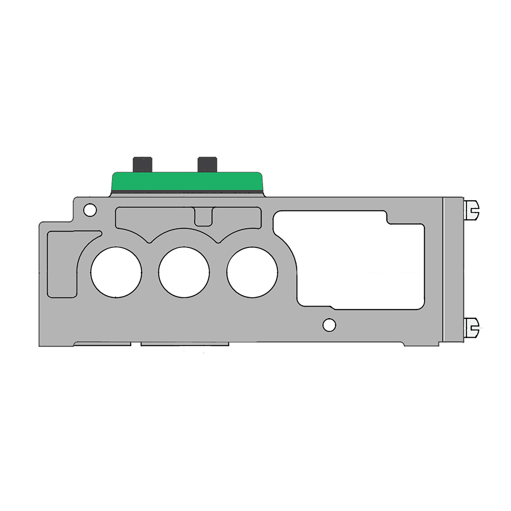 BLANK PLATE ON A MAN BLOCK - MARK 8 SERIES TPS