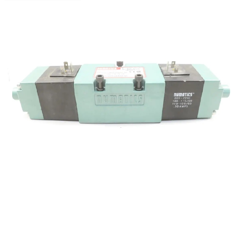 NUMATICS/AVENTICS SOLENOID VALVE MK55 SERIES 4/2 DETENT 120VAC, DIN LIGHT