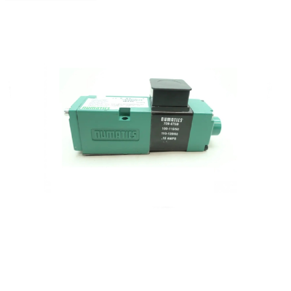 NUMATICS/AVENTICS SOLENOID VALVE MK55 SERIES 4/2 SPR RTN 120VAC, DIN PLUG