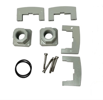 NUMATICS/AVENTICS FRL PART 652 SERIES END PLATE KIT 1/2" NPT W/CLAMPS, NBR SEALS
