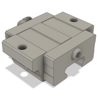 LSD20BK-F1S-N-D-M6 AIRTAC LOW PROFILE RAIL BEARING LSD 20MM SERIES, NORMAL ACCURACY WITH NO PRELOAD (D) STANDARD, TOP MOUNTING FLANGE - SHORT BODY