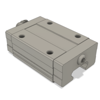 LSD20BK-HN-N-B-M6 AIRTAC LOW PROFILE RAIL BEARING LSD 20MM SERIES, NORMAL ACCURACY WITH LIGHT PRELOAD (B), SQUARE MOUNT - NORMAL BODY