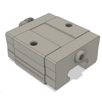 AIRTAC LOW PROFILE RAIL BEARING LSD 20MM SERIES, HIGH ACCURACY WITH LIGHT PRELOAD (B), SQUARE MOUNT - SHORT BODY