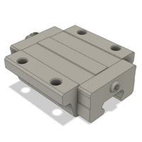 LSD30BK-F1N-N-D-M6 AIRTAC LOW PROFILE RAIL BEARING LSD 30MM SERIES, NORMAL ACCURACY WITH NO PRELOAD (D) STANDARD, TOP MOUNTING FLANGE - NORMAL BODY