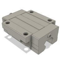 LSH15BK-F2N-N-D-M4 AIRTAC PROFILE RAIL BEARING LSH 15MM SERIES, NORMAL ACCURACY WITH NO PRELOAD (D) STANDARD, BOTTOM MOUNTING FLANGE - NORMAL BODY