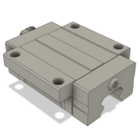 LSH20BK-F2N-N-D-M6 AIRTAC PROFILE RAIL BEARING LSH 20MM SERIES, NORMAL ACCURACY WITH NO PRELOAD (D) STANDARD, BOTTOM MOUNTING FLANGE - NORMAL BODY