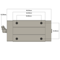 LSH20BK-HL-N-SB-M6 AIRTAC PROFILE RAIL BEARING LSH 20MM SERIES, NORMAL ACCURACY WITH MEDIUMIUM PRELOAD (SB), SQUARE MOUNT - LONG BODY