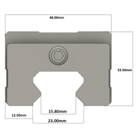 LSH25BK-HN-N-D-M6 AIRTAC PROFILE RAIL BEARING LSH 25MM SERIES, NORMAL ACCURACY WITH NO PRELOAD (D) STANDARD, SQUARE MOUNT - NORMAL BODY