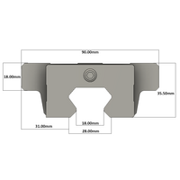 LSH30BK-F1L-H-SB-M6 AIRTAC PROFILE RAIL BEARING LSH 30MM SERIES, HIGH ACCURACY WITH MEDIUMIUM PRELOAD (SB), TOP MOUNTING FLANGE - LONG BODY