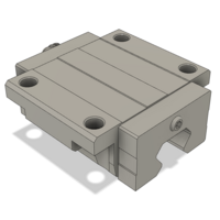 LSH30BK-F2N-N-D-M6 AIRTAC PROFILE RAIL BEARING LSH 30MM SERIES, NORMAL ACCURACY WITH NO PRELOAD (D) STANDARD, BOTTOM MOUNTING FLANGE - NORMAL BODY