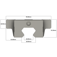 LSH30BK-F2N-N-D-M6 AIRTAC PROFILE RAIL BEARING LSH 30MM SERIES, NORMAL ACCURACY WITH NO PRELOAD (D) STANDARD, BOTTOM MOUNTING FLANGE - NORMAL BODY